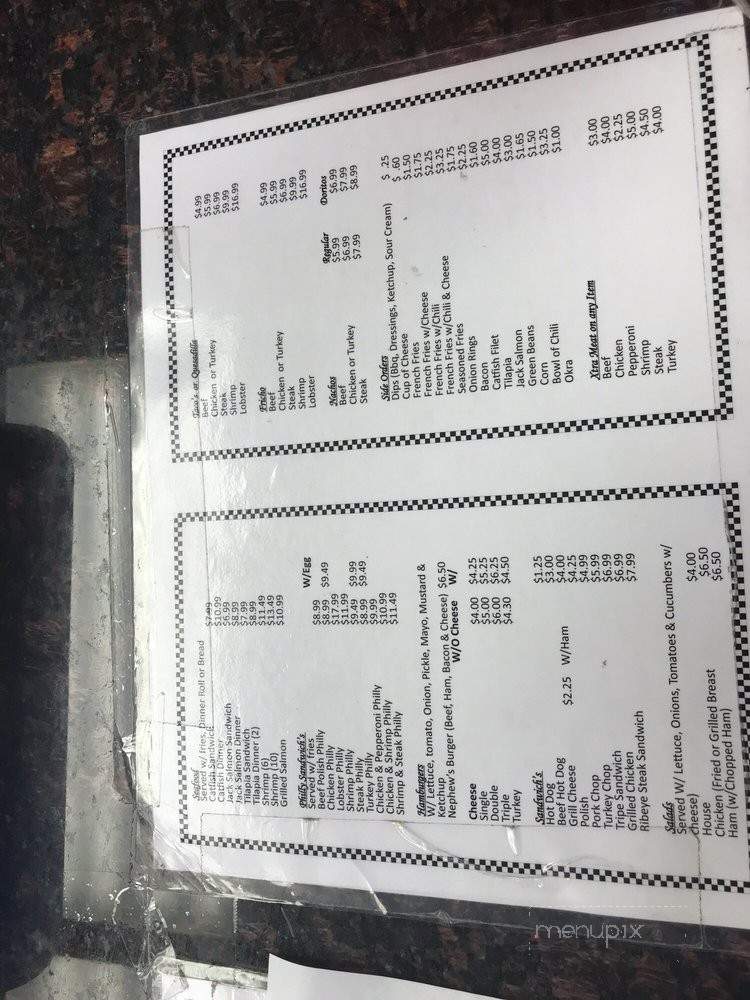 Nephew's Grille - Saint Louis, MO menu_pic