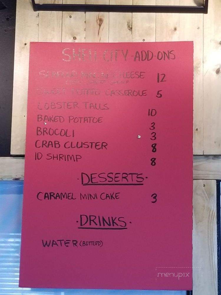 Shell City Crab Shack - St. Louis, MO menu_pic