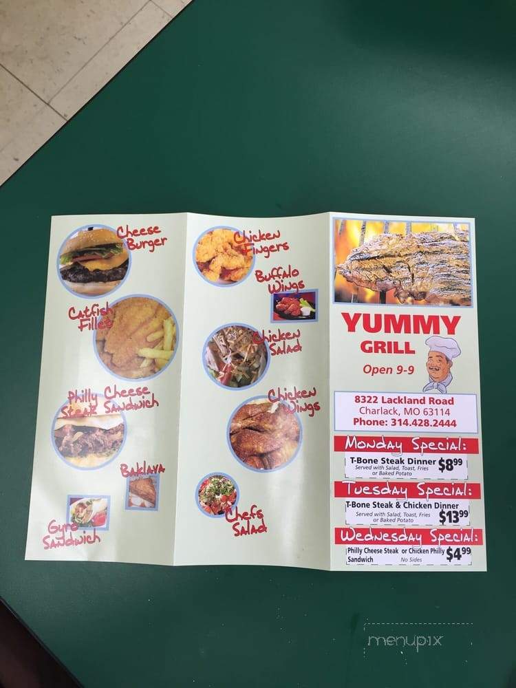 Yummy Grill - Saint Louis, MO menu_pic