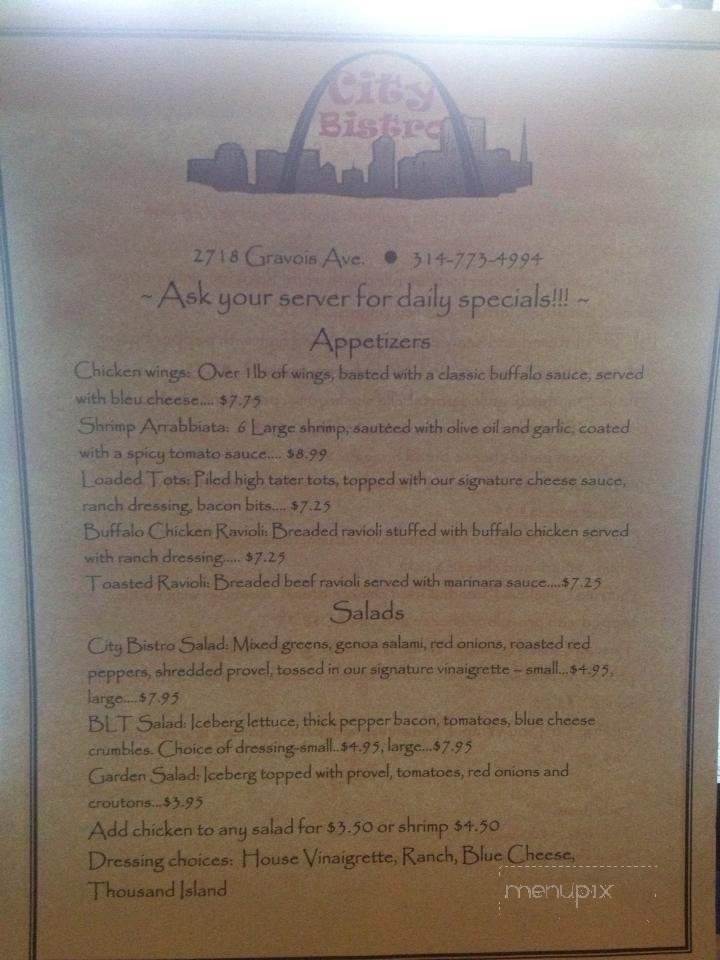 The Beechwood - St Louis, MO menu_pic