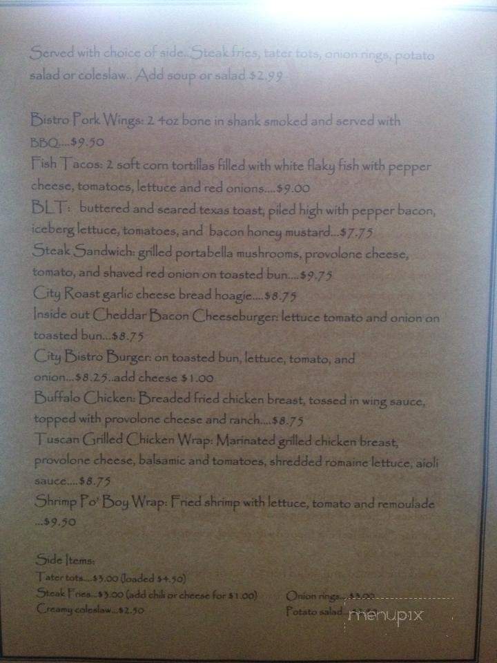 The Beechwood - St Louis, MO menu_pic