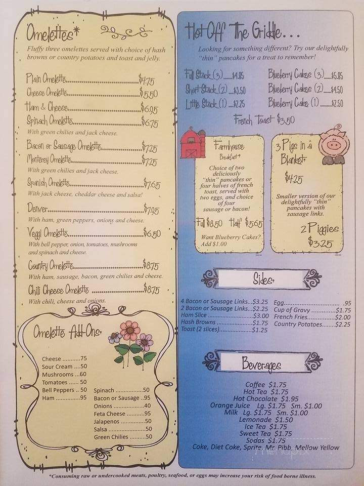 The Country French Cafe - Macon, MO menu_pic