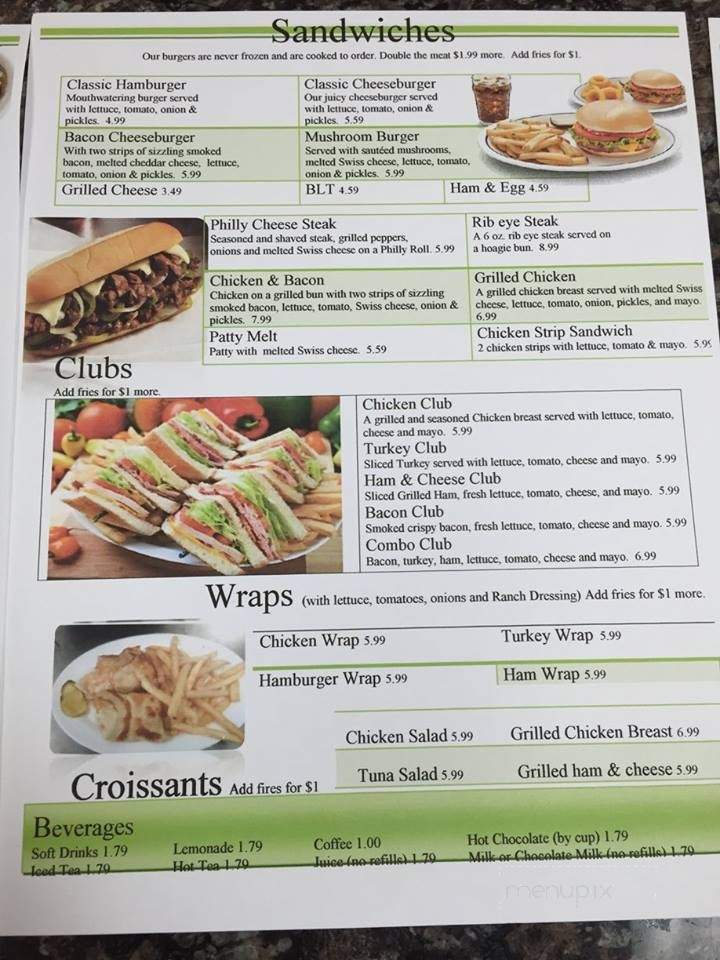 Waffle & Pancake House - Charleston, MO menu_pic