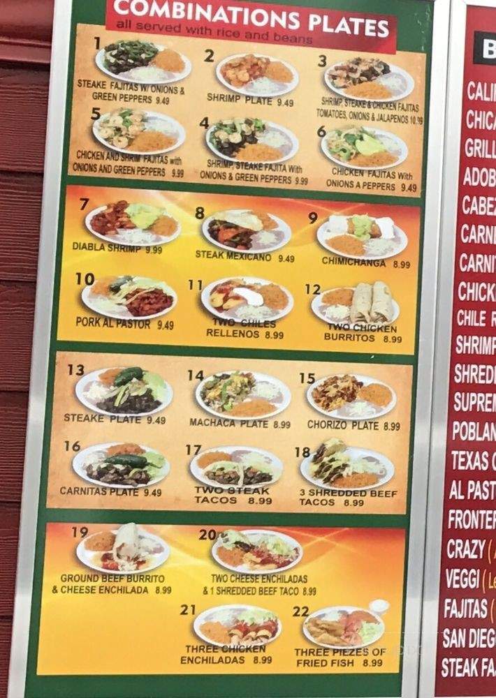 California Taco Shop - Independence, MO menu_pic