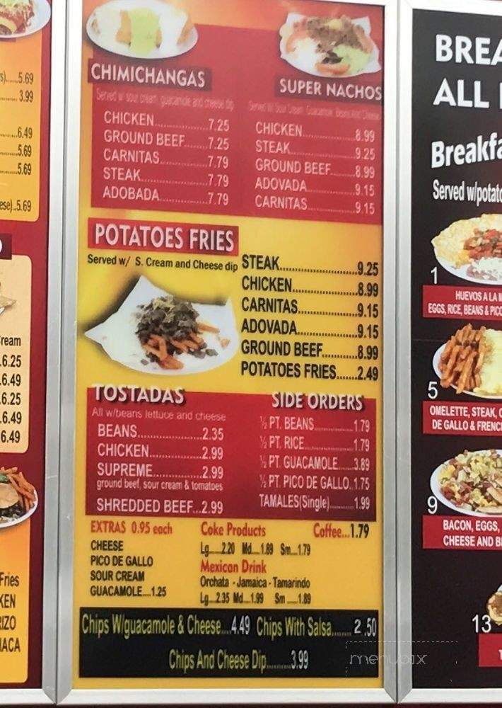 California Taco Shop - Independence, MO menu_pic