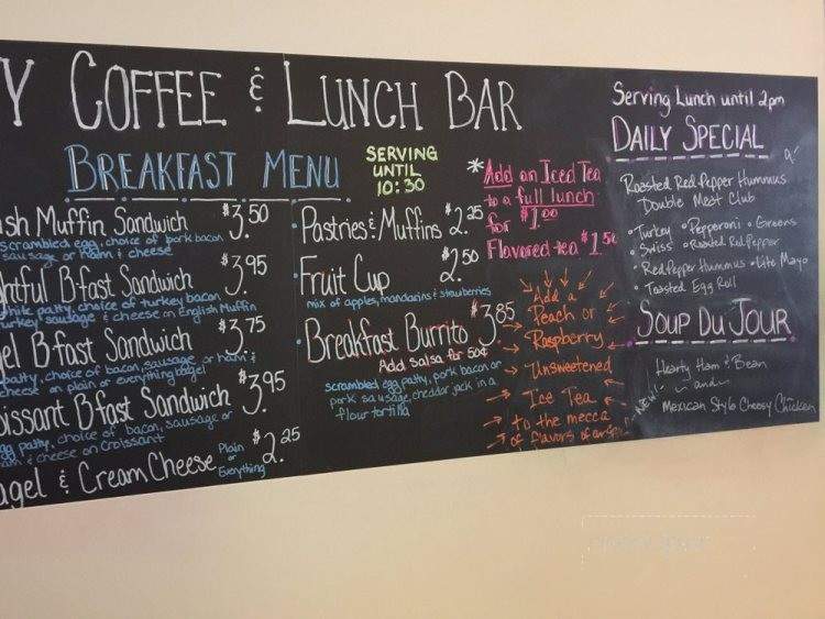 Savvy Coffee & Lunch Bar - Kansas City, MO menu_pic