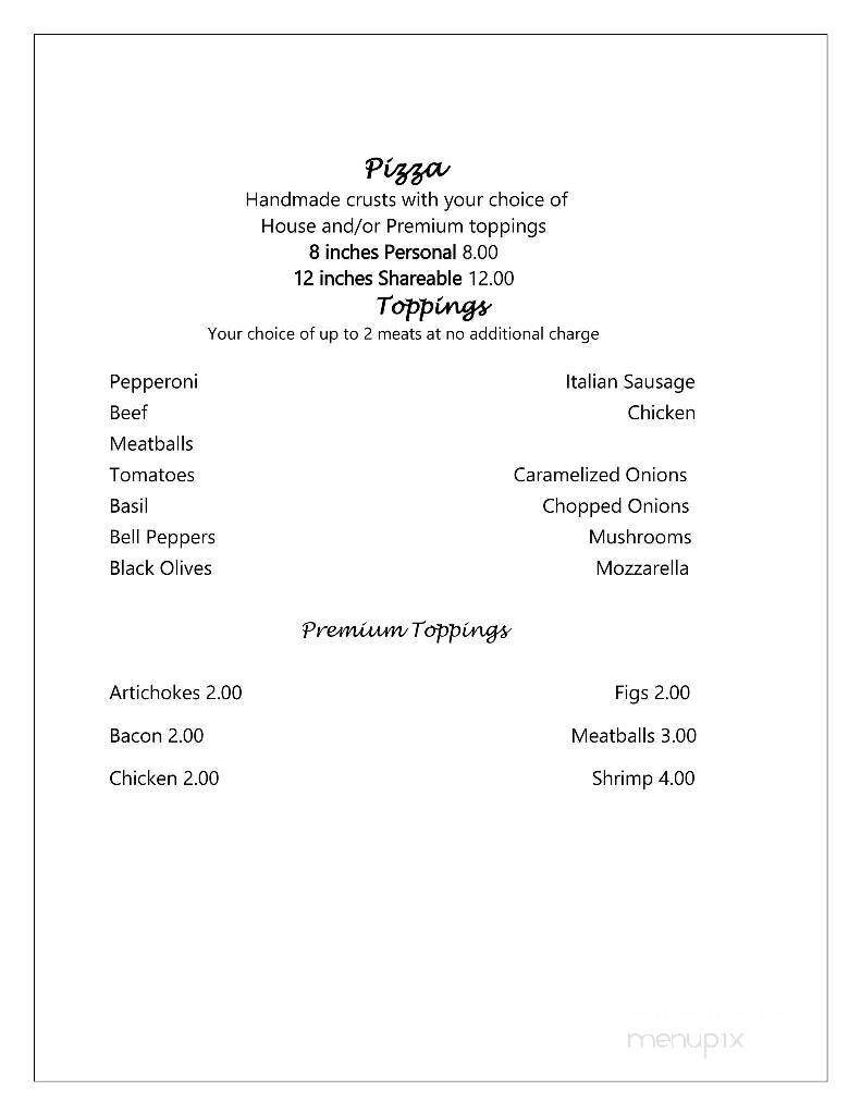 Aglio 614 - Saint Joseph, MO menu_pic