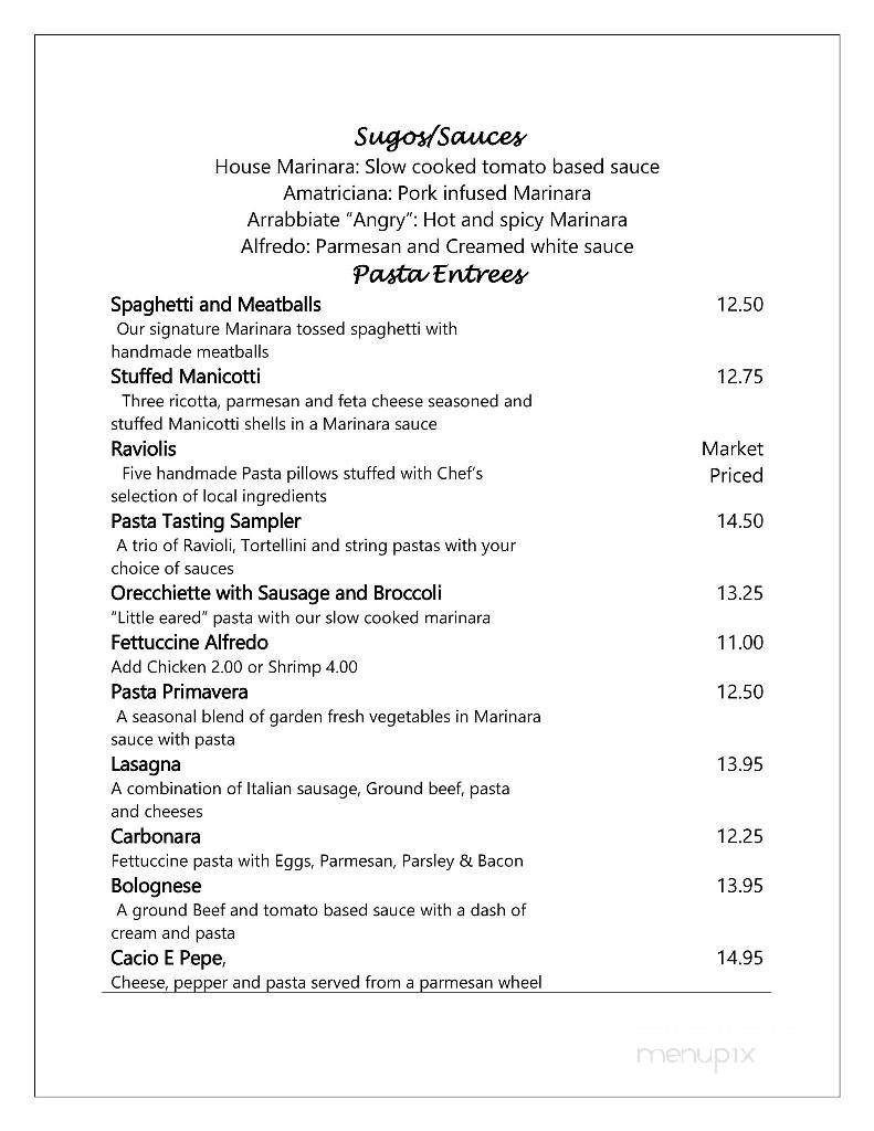 Aglio 614 - Saint Joseph, MO menu_pic