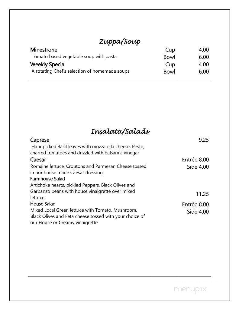 Aglio 614 - Saint Joseph, MO menu_pic
