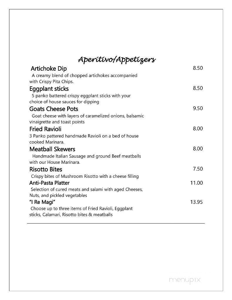Aglio 614 - Saint Joseph, MO menu_pic
