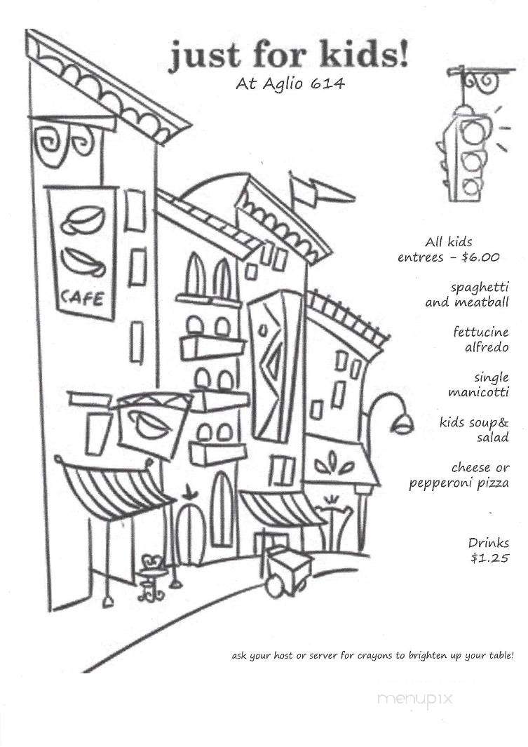 Aglio 614 - Saint Joseph, MO menu_pic