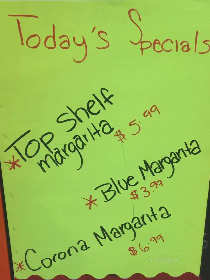 El Caballo De Oro - Neosho, MO menu_pic
