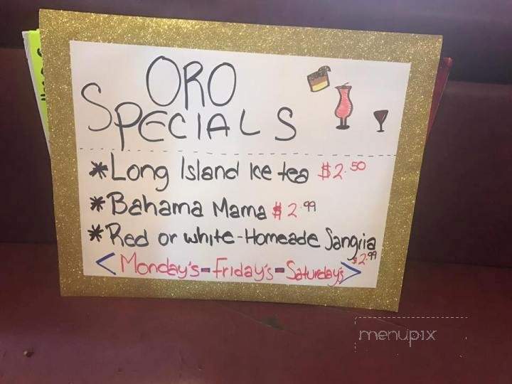 El Caballo De Oro - Neosho, MO menu_pic