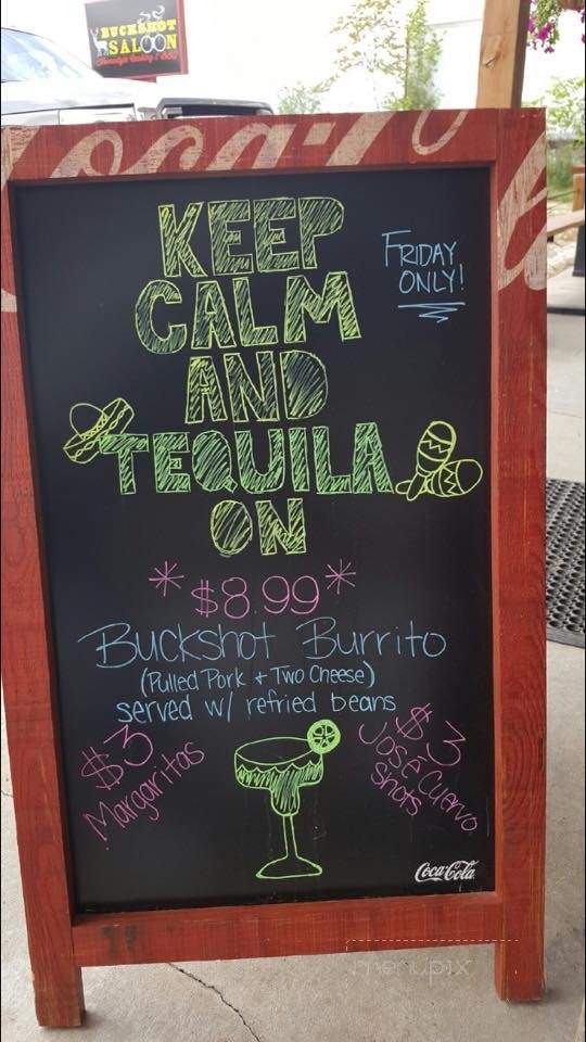 Buckshot Saloon - Kingdom City, MO menu_pic