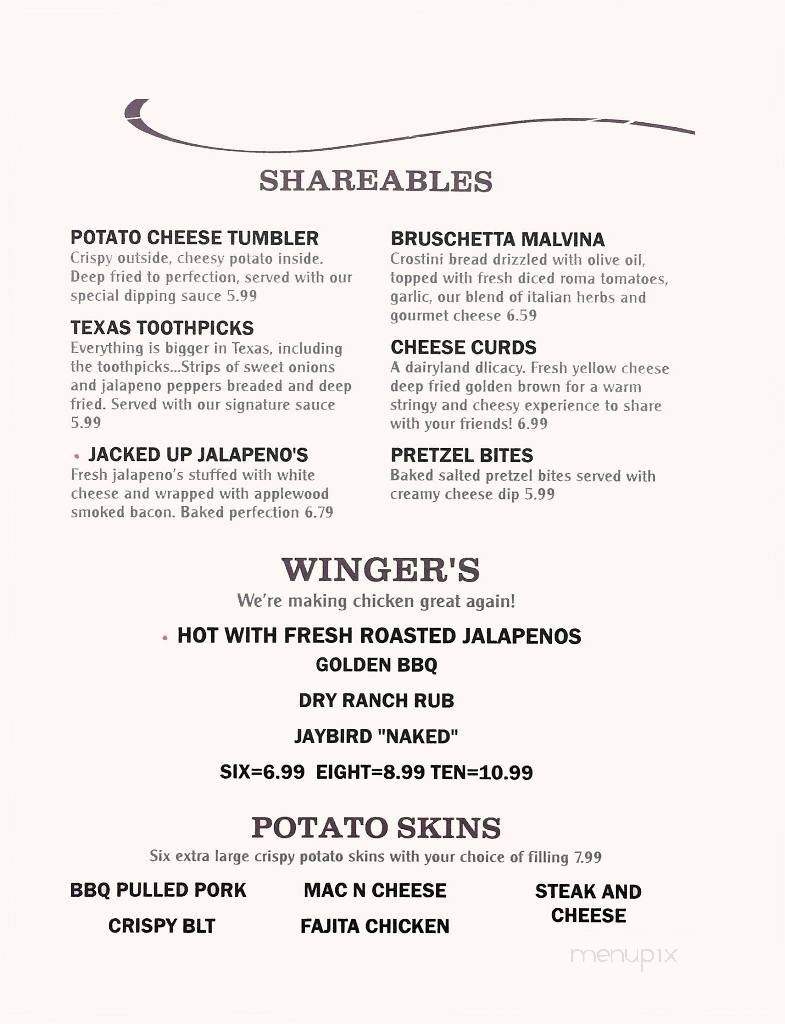 Sidney's - Rolla, MO menu_pic