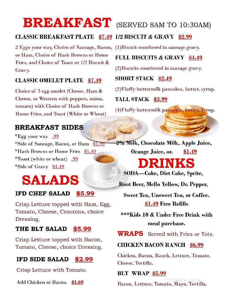 Iberia Family Diner - Iberia, MO menu_pic
