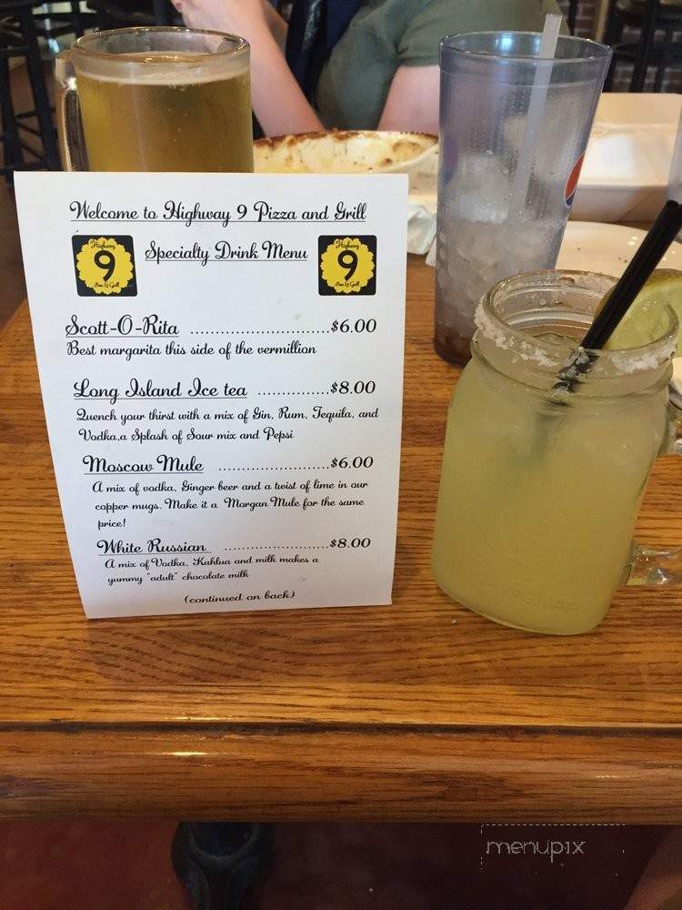 Highway 9 Pizza & Grill - Frankfort, KS menu_pic