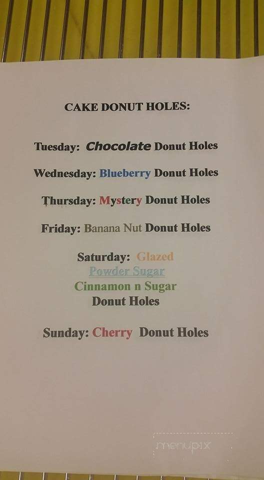 Turner's Coffee and Donuts - El Dorado, KS menu_pic