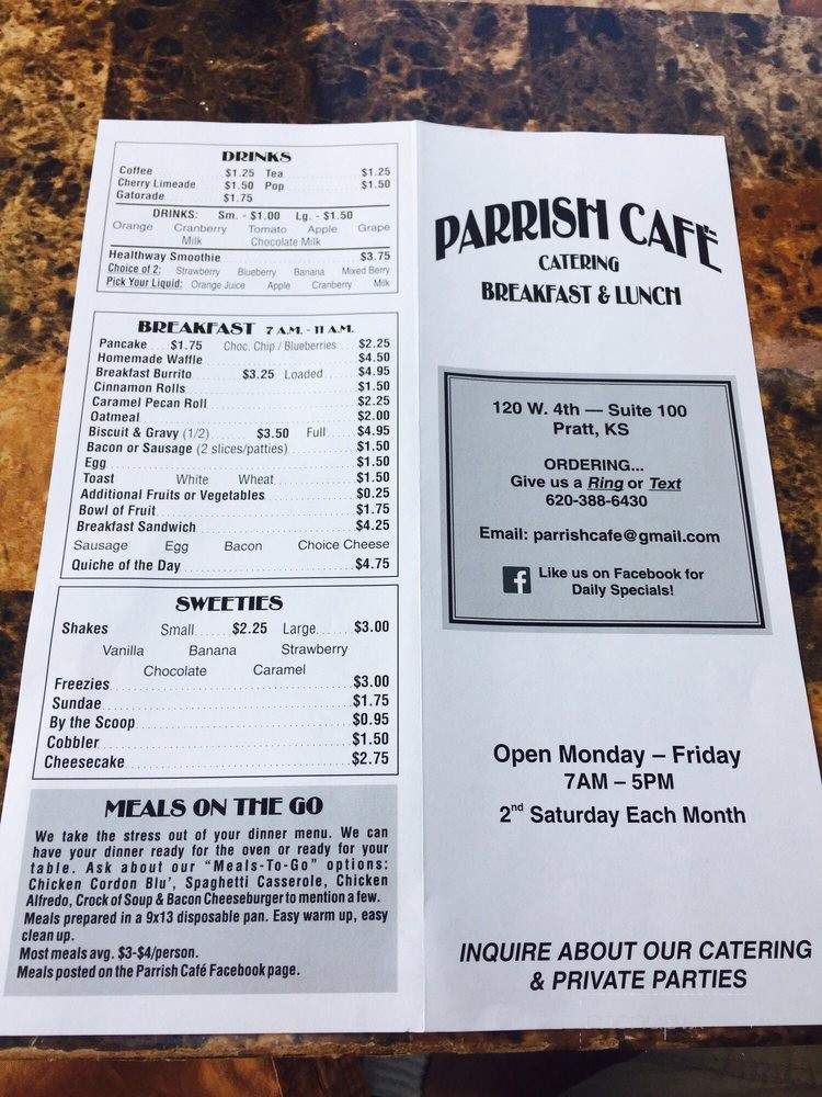 /31066179/Parrish-Cafe-Pratt-KS - Pratt, KS