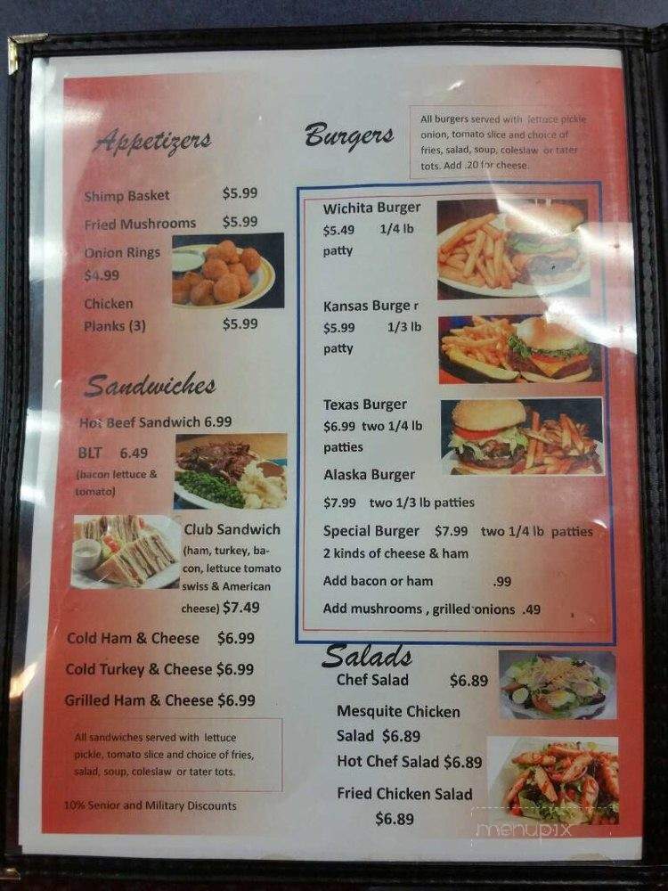 Fireside Restaurant - Wichita, KS menu_pic
