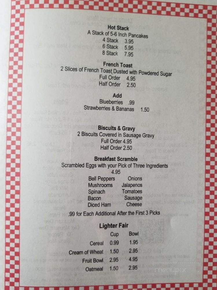 Mabel's Cafe - Larned, KS menu_pic