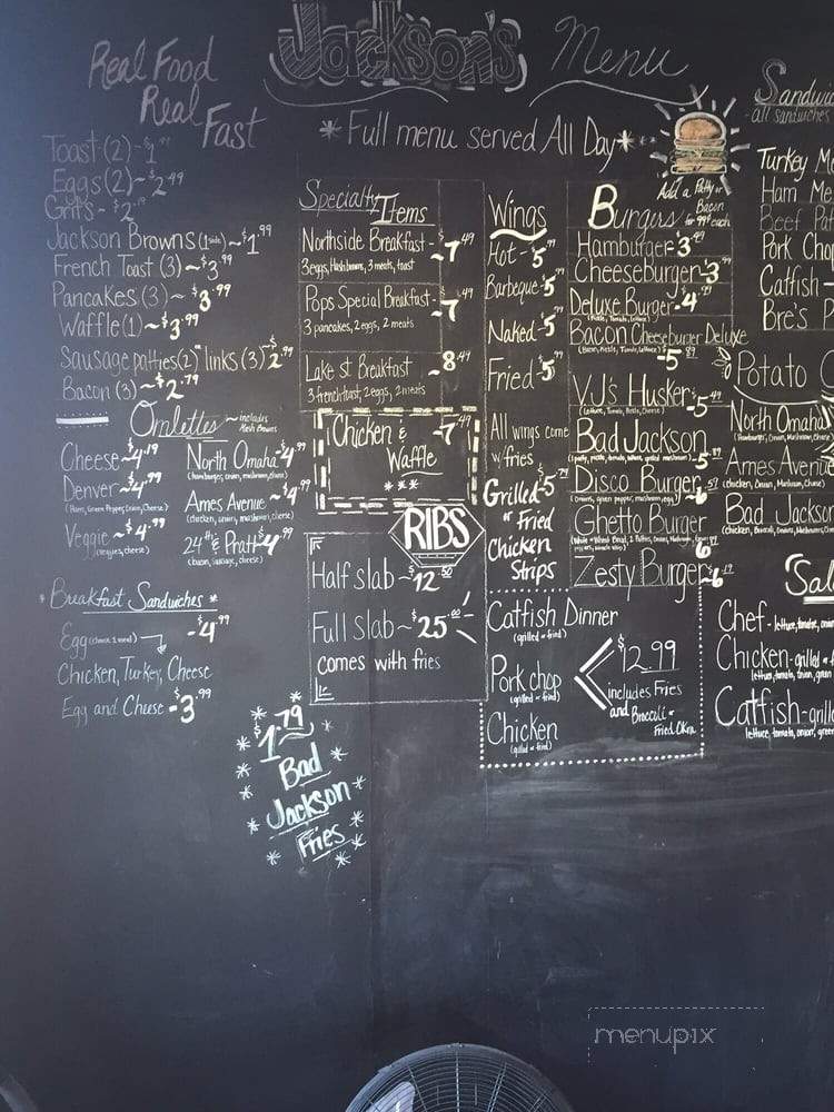 Jackson's Take Out - Omaha, NE menu_pic