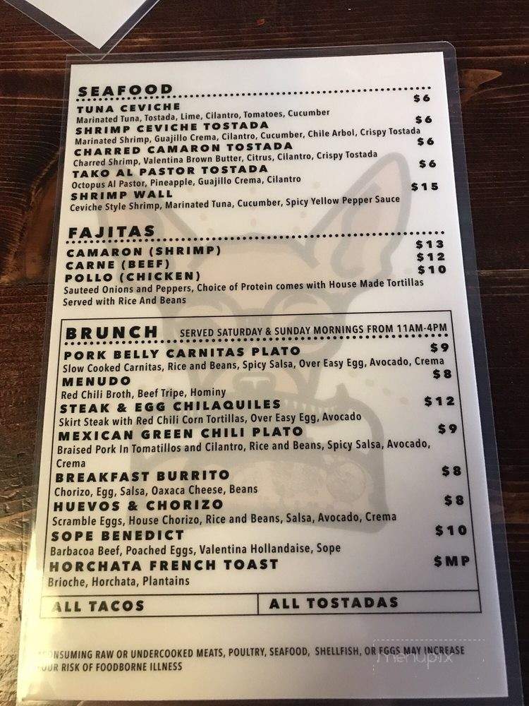 Taqueria Chingon - Omaha, NE menu_pic