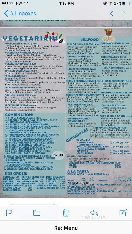 3 Compadres - Hebron, NE menu_pic