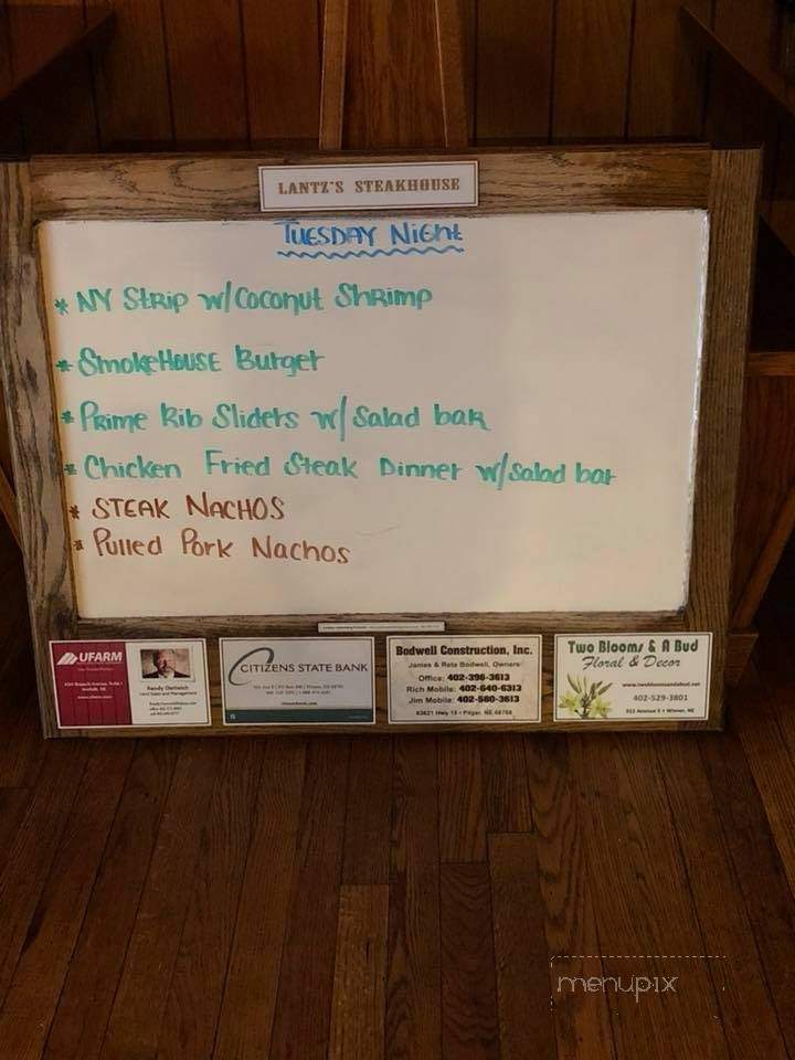 /30937577/Lantz-s-Steakhouse-Wisner-NE - Wisner, NE