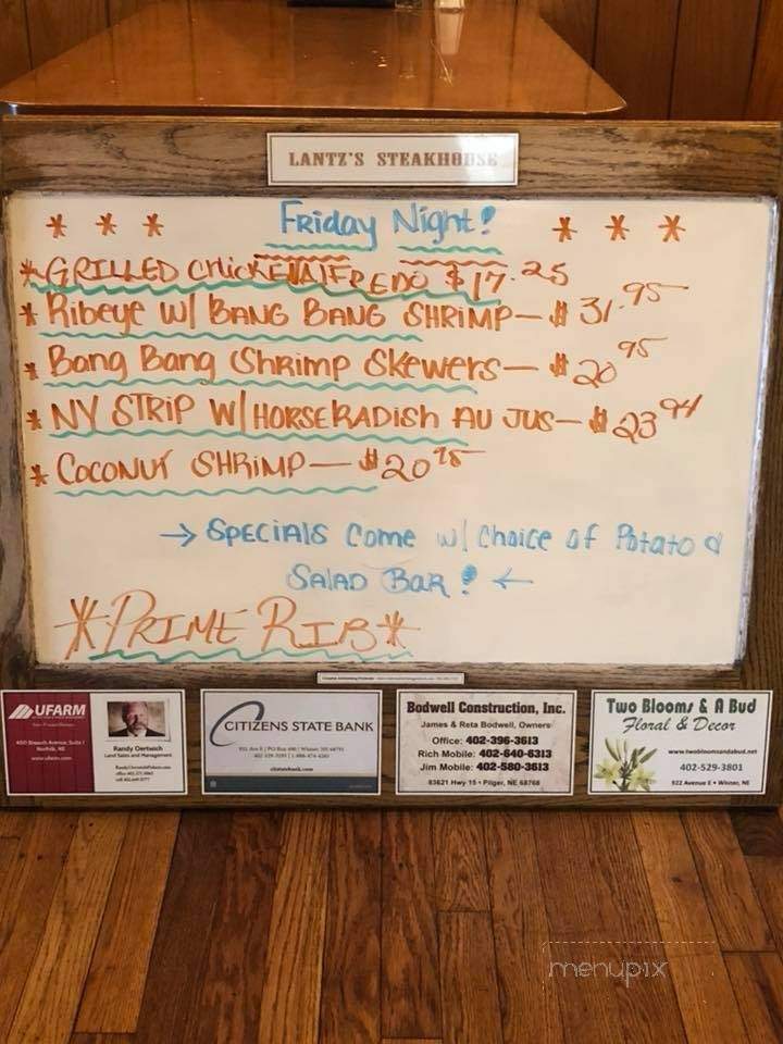 /30937577/Lantz-s-Steakhouse-Wisner-NE - Wisner, NE