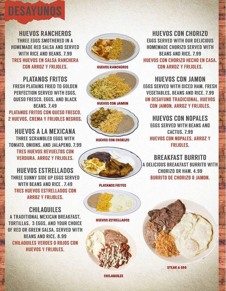 El Tucanaso - Grand Island, NE menu_pic