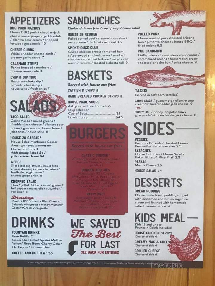 Local House 20 - Ainsworth, NE menu_pic