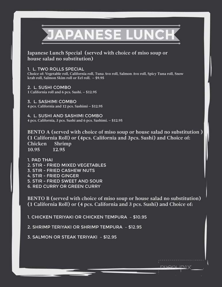 Thai Ocha - Metairie, LA menu_pic