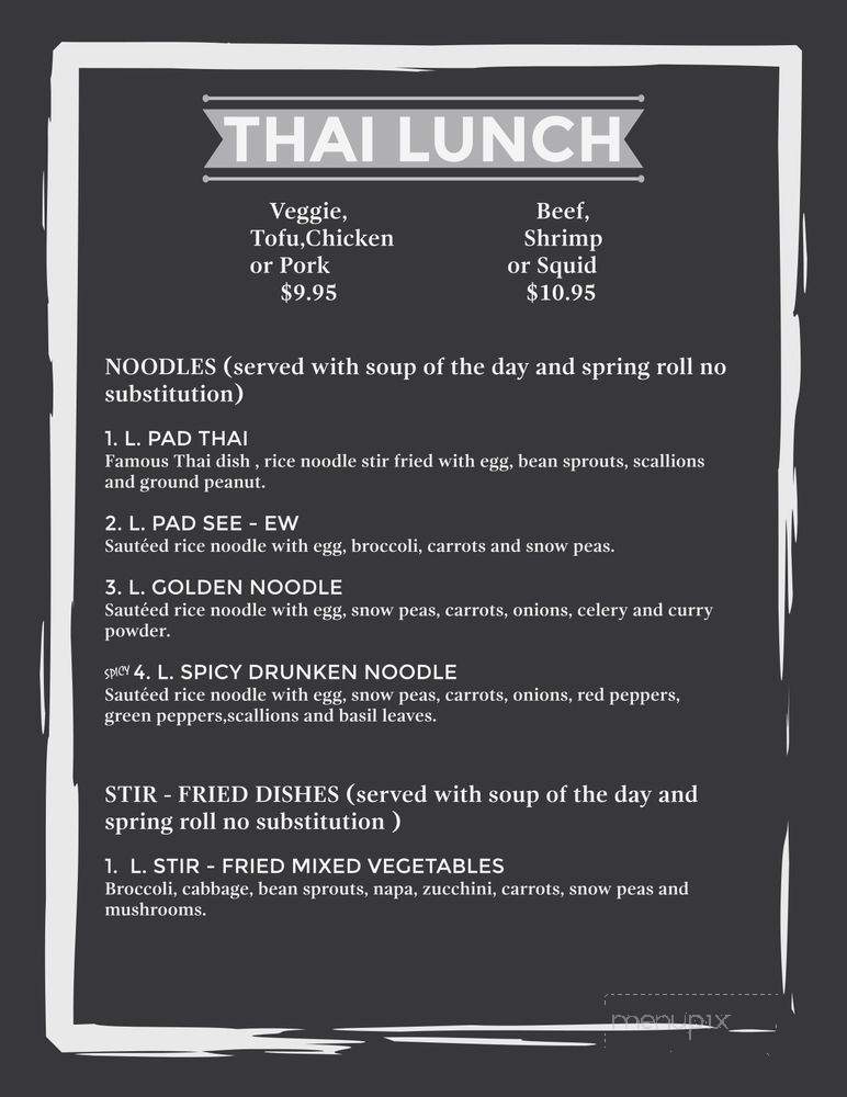 Thai Ocha - Metairie, LA menu_pic
