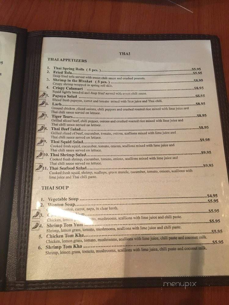 Thai Ocha - Metairie, LA menu_pic