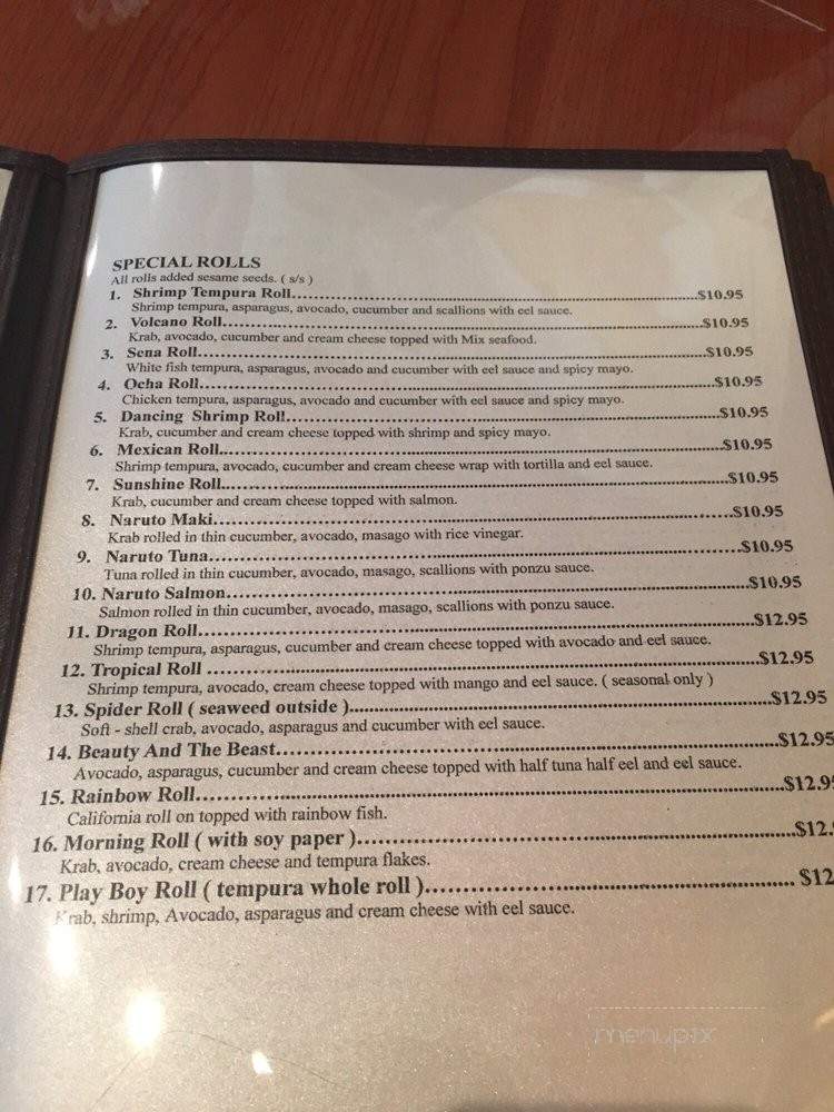 Thai Ocha - Metairie, LA menu_pic