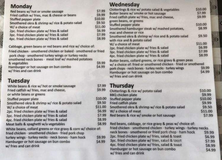 Two Sisters on Da Westbank - Gretna, LA menu_pic