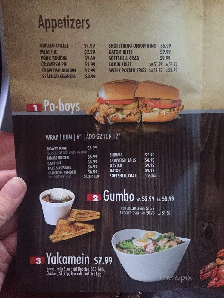 Mr. CrabHouse - Harvey, LA menu_pic