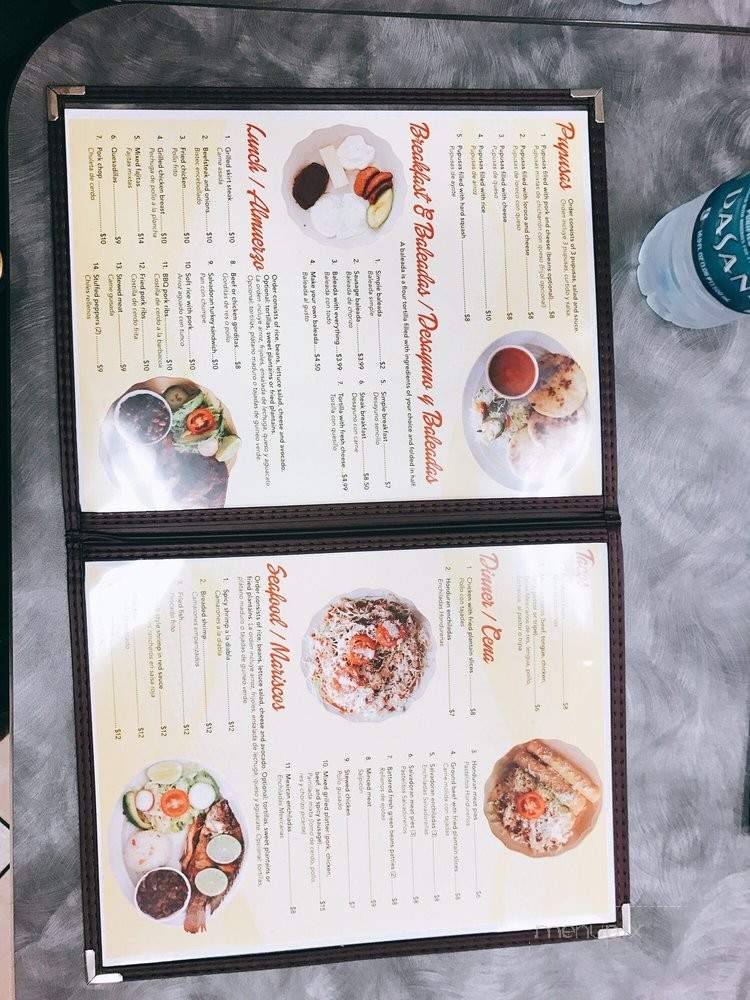 Pupuseria Lila's & Restaurant - Kenner, LA menu_pic
