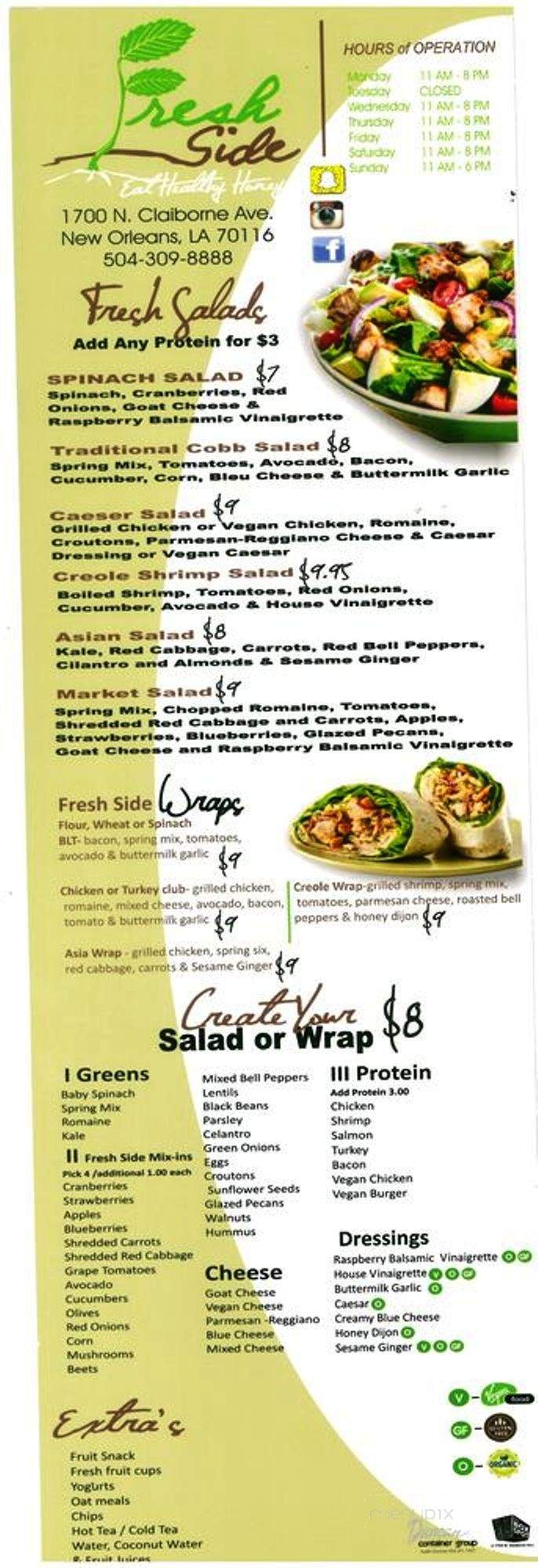 J's Creole Wings - New Orleans, LA menu_pic