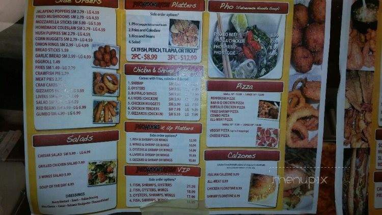 Phohooksafish - New Orleans, LA menu_pic