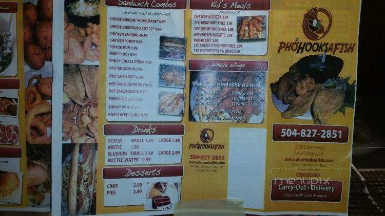 Phohooksafish - New Orleans, LA menu_pic