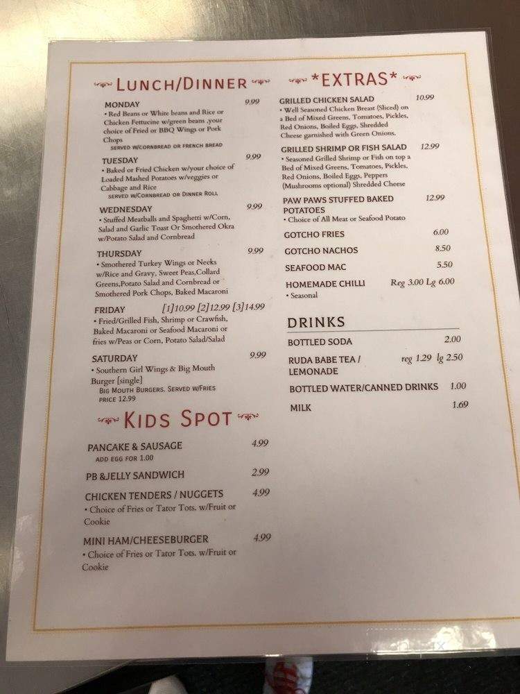 Pushing Pastry Cafe - New Orleans, LA menu_pic