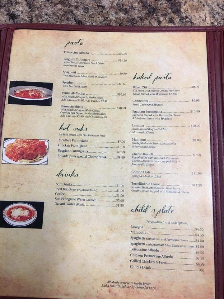 Fratelli's Italian Grille - Slidell, LA menu_pic