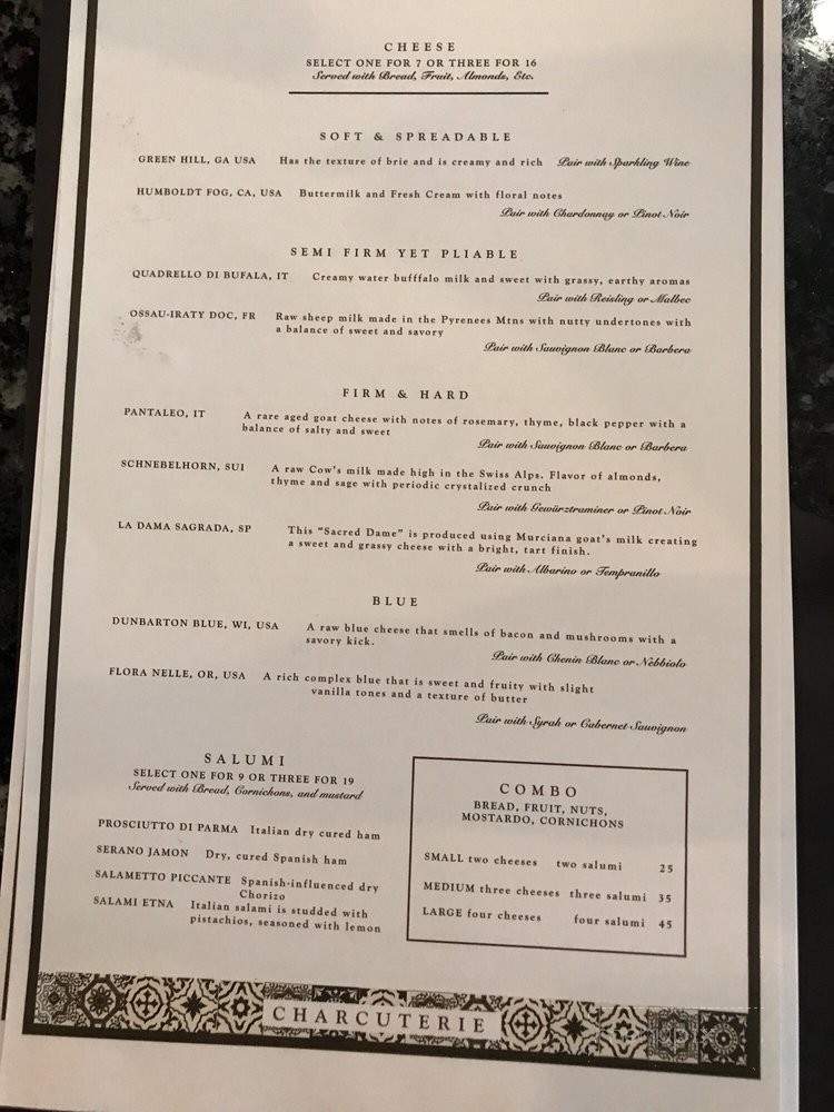 Bodega Wine Dive - Lake Charles, LA menu_pic