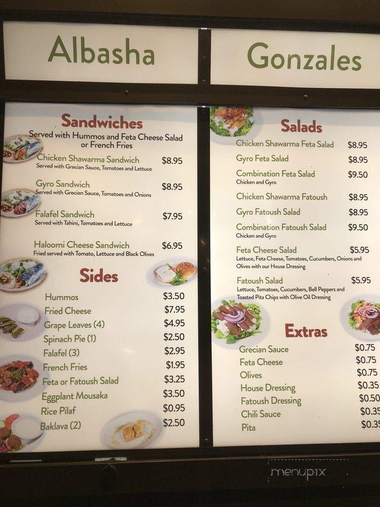 Albasha Express - Gonzales, LA menu_pic