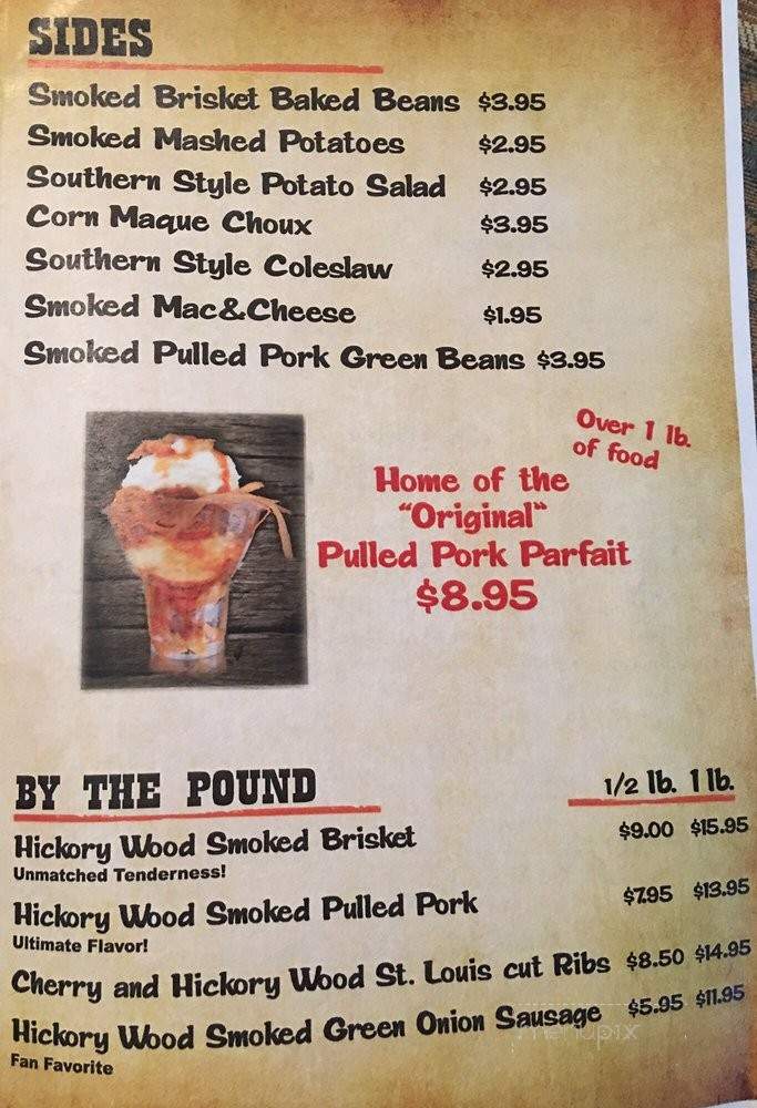 Southern Pride BBQ - Baton Rouge, LA menu_pic