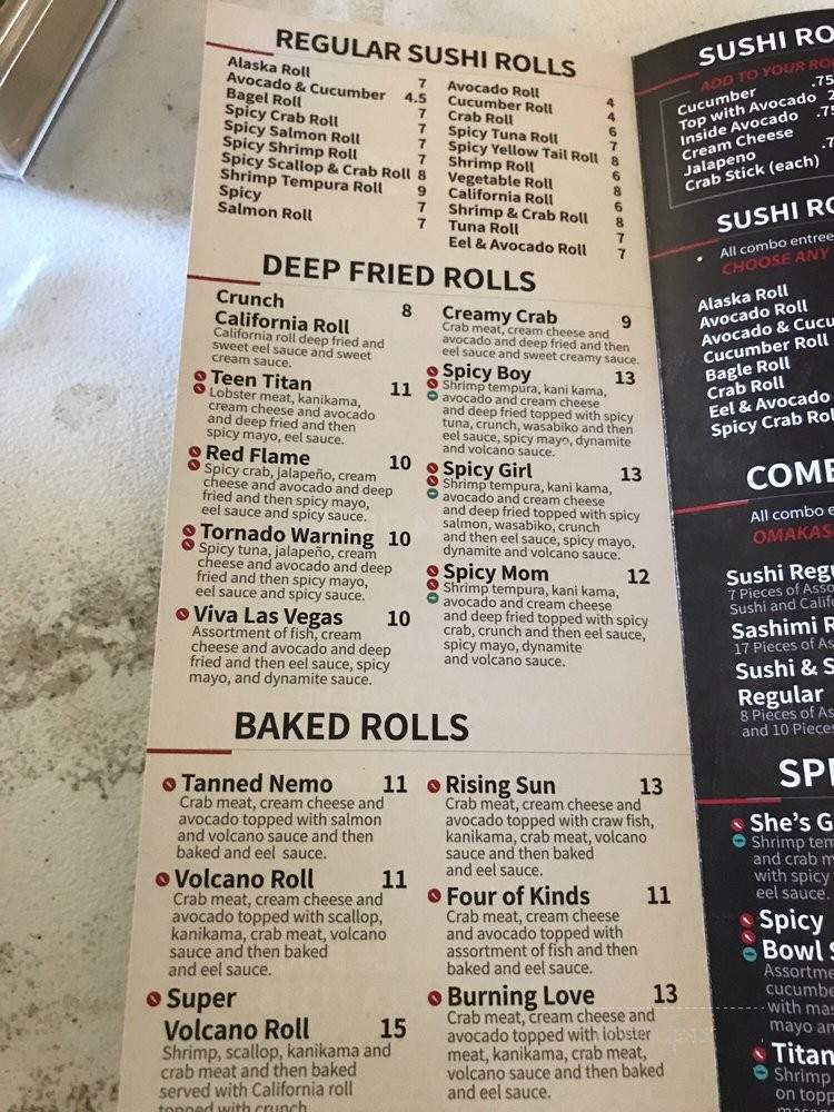 Spicy Bowl Grill & Sushi - Bossier City, LA menu_pic