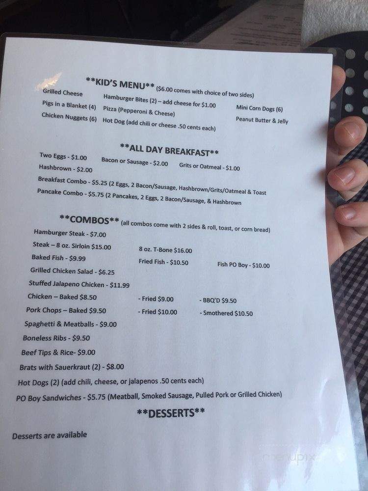 HT's Family Diner - Alexandria, LA menu_pic