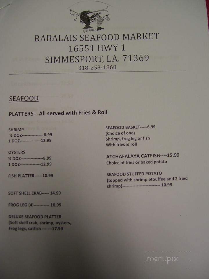 /31108594/Rabalais-Seafood-Restaurant-Simmesport-LA - Simmesport, LA
